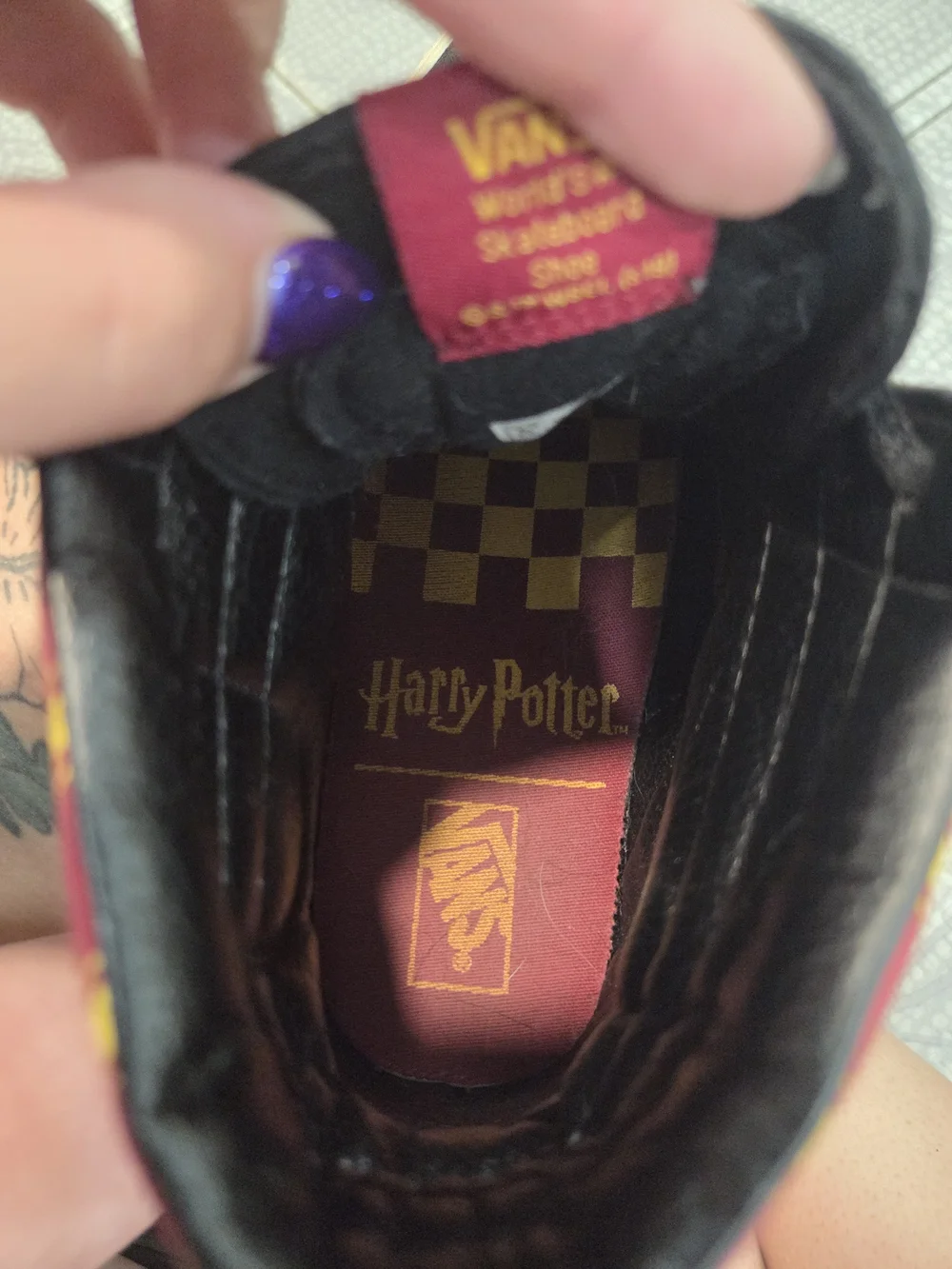 Harry Potter Sk8-Hi “Gryffindor”